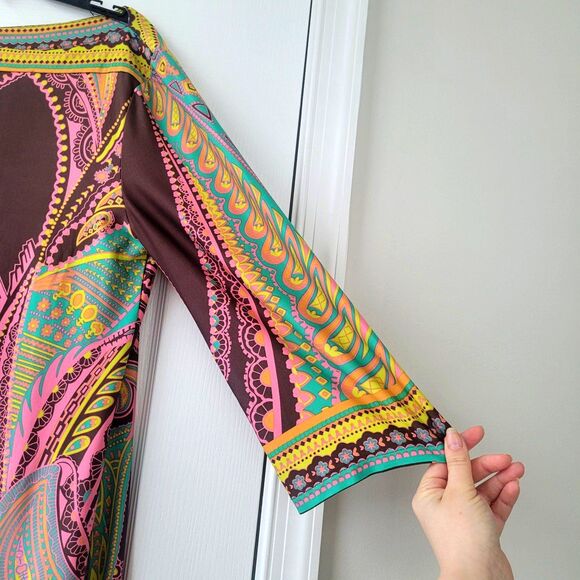 ECI Multi Colored Dress Size 8 - Picture 4 of 9